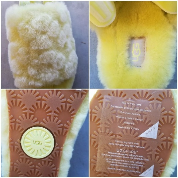 NWT Woman’s UGG’s Fluff Yeah Poppy Slides/Sandel’s Sz 12 - Picture 6 of 10